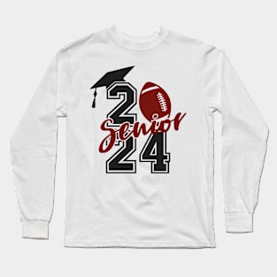 Senior 2024 Football Long Sleeve T-Shirt